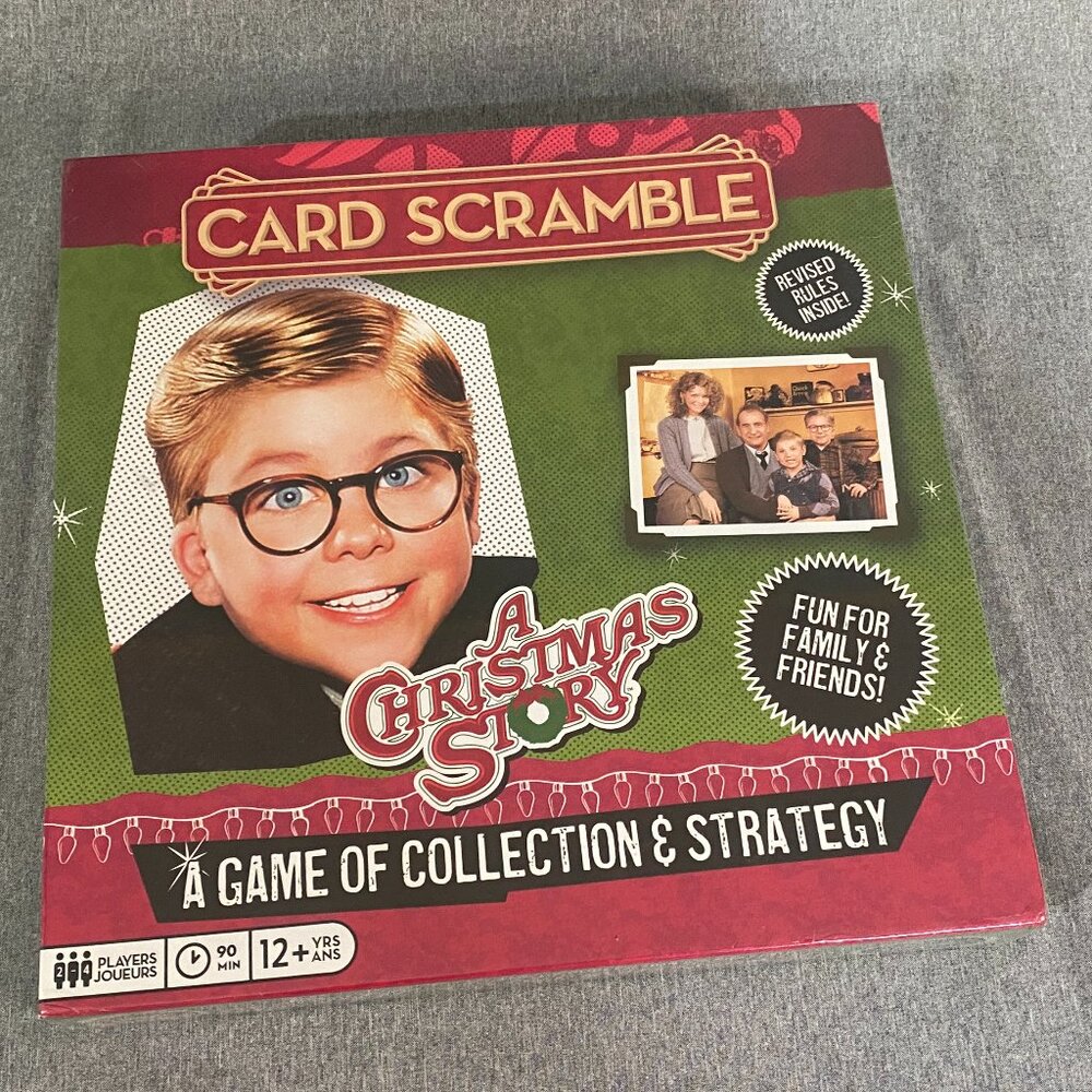 Card Scramble A Christmas Story Board Game Holiday Family